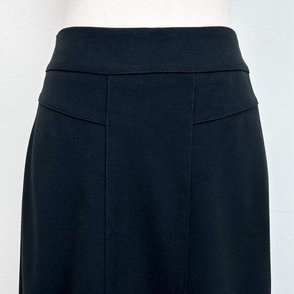 Cabi Black Ponte Stretchy Seamed Pencil Skirt NWT - Picture 4 of 10